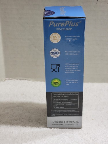 PUREPLUS REPLACEMENT REFRIGERATOR WATER FILTER FITS LG LT1000P KENMORE 46-9980 - Picture 2 of 5