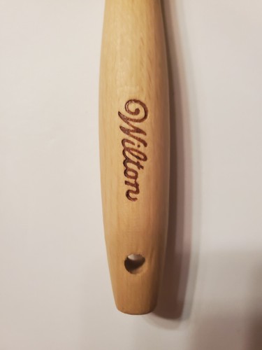 Wilton Skeletons Espátula Mango de Madera Púrpura Silicona 11" Largo NUEVO - Imagen 3 de 5