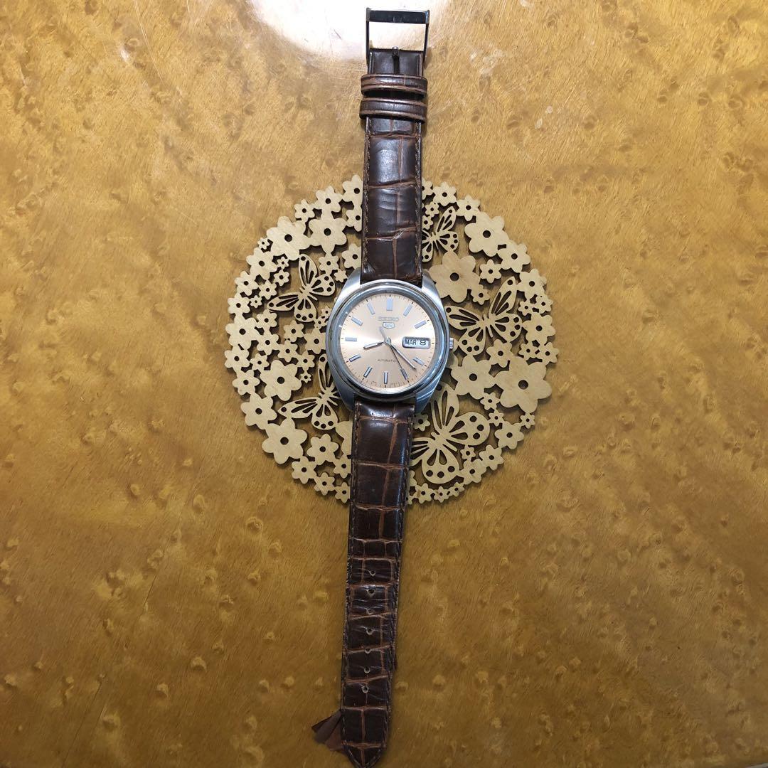 Seiko Seiko 5 7S26-0430 Day Date Stainless Steel 21 Jewels