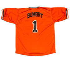 Al Bumbry Signed Baltimore Orioles Custom Jersey w 73 AL ROY Beckett Wit BAS COA