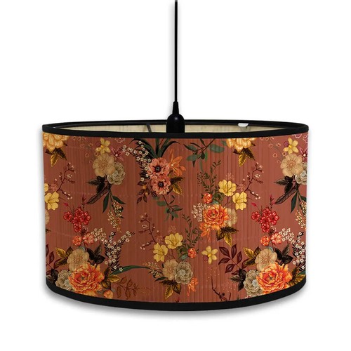Vintage Drum Lampshade Bamboo Lamp Shades Table Floor Pendant Light Home Decor - Picture 29 of 52