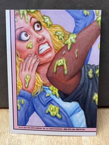 2012 Topps Garbage Pail Kids Brand New Series 1 Lewd Luigi #45b - Picture 2 of 2
