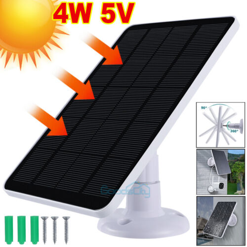 360° Solar Panel Camera Charger for Cam Arlo Essential Spotlight US - Picture 46 of 57