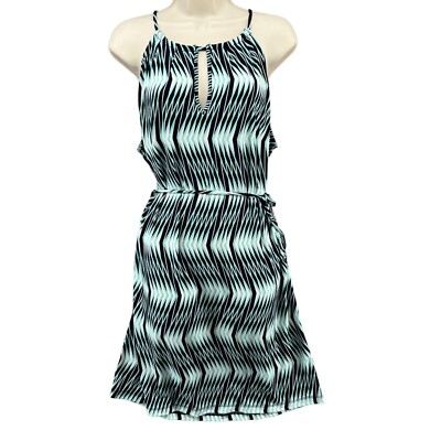 Banana Republic Dresses | Banana Republic Black, White and Patterned Dress Nwt | Color: Black/White | Size: L | Sarah_S910'S Closet