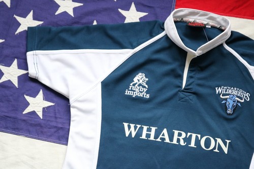 WOW RUGBY IMPORTS WHARTON WILDERBEESTS WOMENS MEDIUM UNIV OF PENNSYLVANIA JERSEY - Picture 4 of 10