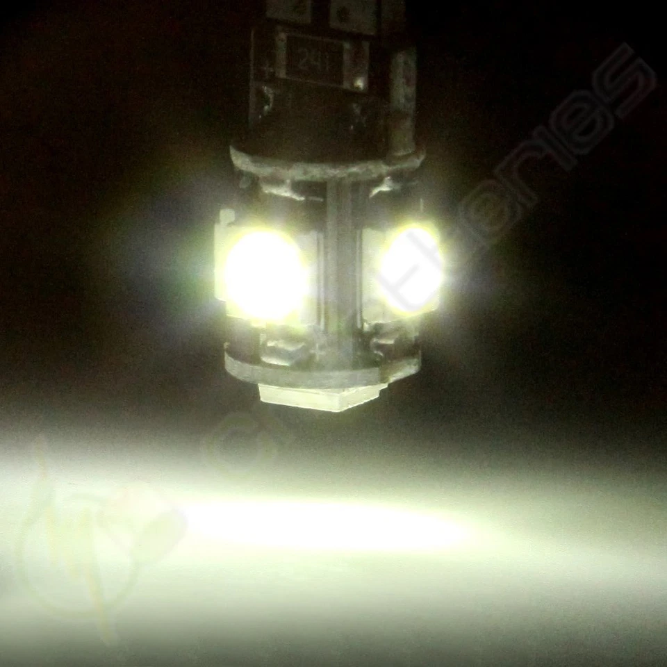20x Blanco 5050 LED Canbus Libre de Errores Coche Matrícula Bombilla T10W5W 194 168 Foto 4 de 4