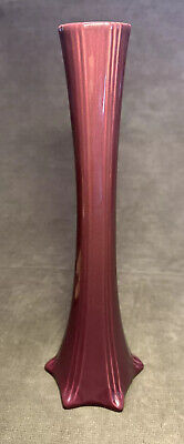 Emilio Robba Vase, large Ceramic Plum Colored France Vintage Emilio Robba Vase, large Ceramic Plum Colored France Vintage