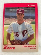 1989 Clearwater Phillies-STAR Minor League Baseball Card-Tim Mauser