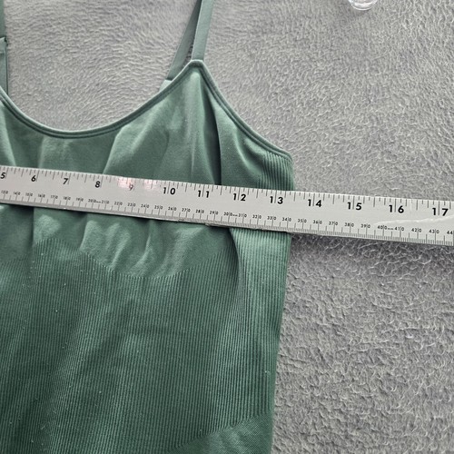 PINK Victoria's Secret Women Jumpsuit Medium Green Sleeveless Adjustable Straps - Picture 6 of 11