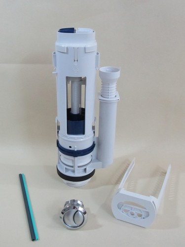 Geberit Impuls360 Bottom Fill Valve (1/2") & Impuls250 Toilet Dual Flush Valve - Picture 5 of 10