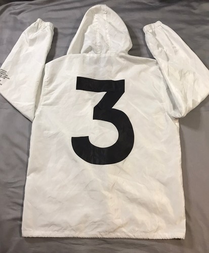 Adidas Kanye West Yeezus Tour Felpa con Cappuccio Giacca a Vento Uomo Extra Large Bianco - Foto 13 di 15