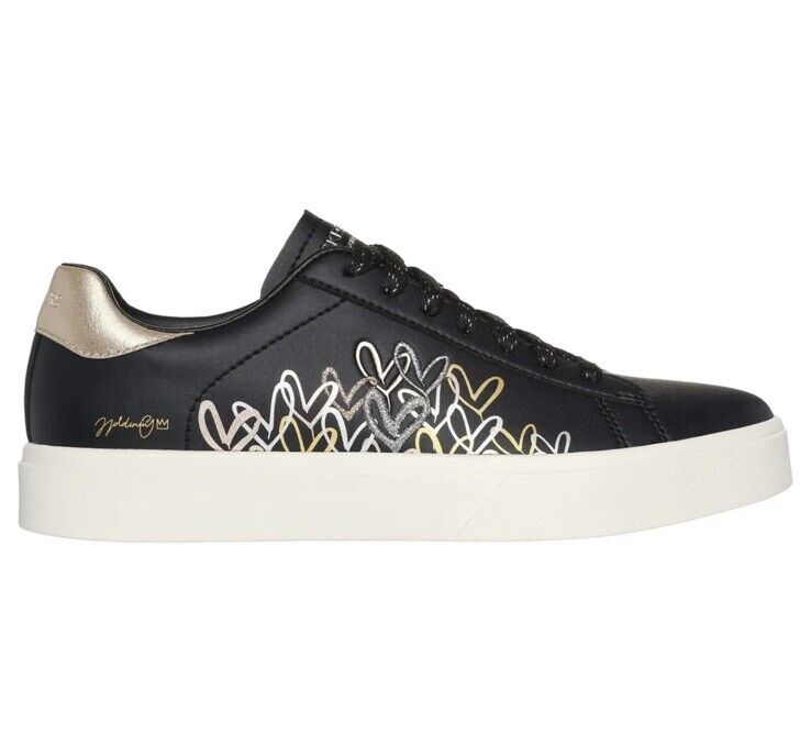 New Women's Skechers JGoldcrown Eden LX - Gleaming Hearts