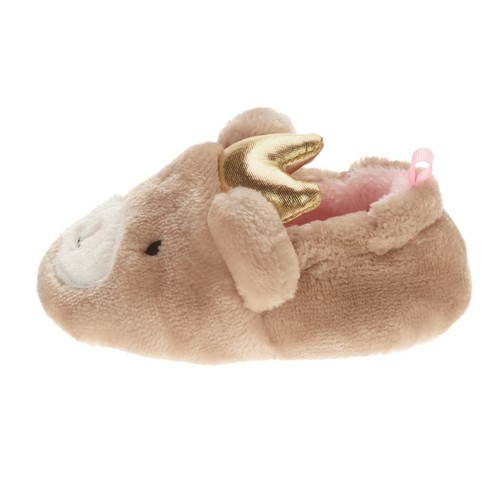 Walmart Brand Infant Girls Princess Bear Slippers Shoes Size 5 New - Picture 2 of 2