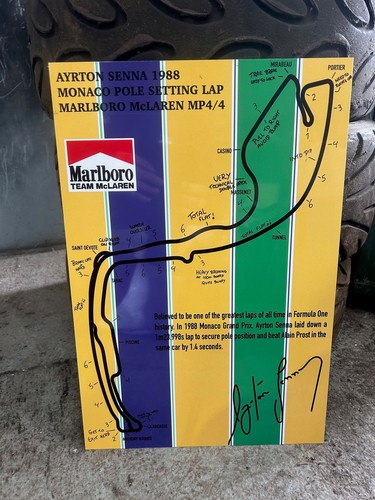 Ayrton Senna 1988 Monaco F1 Grand Prix Lap Notes - Picture 3 of 7