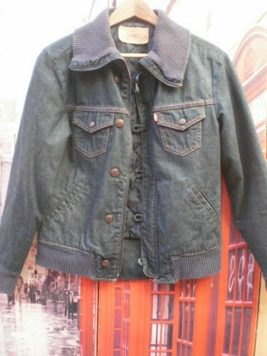 LEVIS STRAUSS CAZADORA VAQUERA TRUCKER CHAQUETA FORRADA ETIQ. ROJA HIPSTER S - Imagen 9 de 9