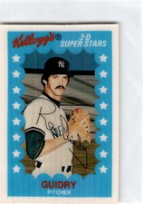 1982 Kellogg's 3-D Super Stars #26 Ron Guidry