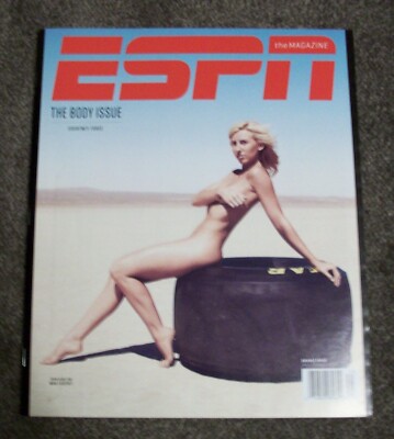 ESPN MAGAZINE 2013 THE BODY ISSUE NHRA FUNNY CAR DRIVER COURTNEY FORCE NUDE