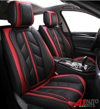 Rot Schwarz Sportlich Kunstleder Vorne Auto Sitzbezüge für Toyota Corolla Yaris