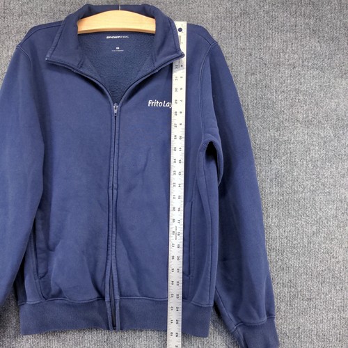 Sport-Tek Men's Full Zip Sweatshirt Blue XS Long Sleeve Frito Lay Pockets - Picture 12 of 14