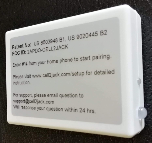 CELL2JACK - adapter telefonu komórkowego do domu, marka i odbiór komórki - Zdjęcie 4 z 12