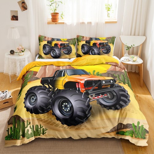 Classic Cars Bed Set 2Pcs 3Pcs Doona Quilt Duvet Cover Single Double Queen Size - Imagen 3 de 24
