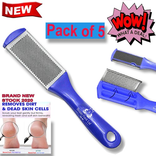 Multi Foot Rasp File Callus Remover Scrubber Hard Dead Rough Skin Dual Sided Dry - Picture 3 of 11
