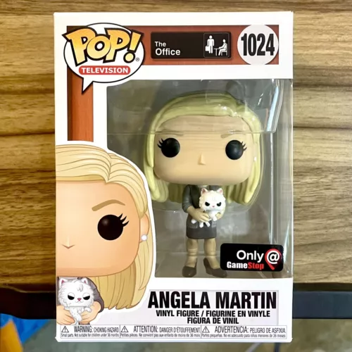 Angela Martin With Sprinkles Cat Funko Pop #1024 The Office GameStop Excl. New