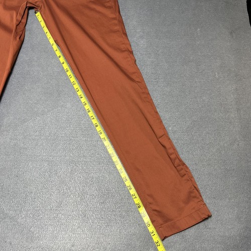 Lululemon Mens Pants Size 30 Red ABC Classic Fit 5 Pocket Rust Orange Stretch - Picture 5 of 6