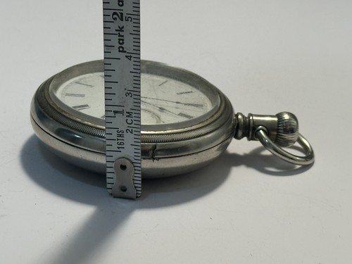 Antique A.W. & Co. PAT. APR 17.79 Lancaster, Pa. Pocket Watch - Needs Repair - Picture 23 of 24