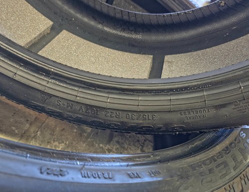 2x Winterreifen 315/30 R22 107V Pirelli Scorpion Winter 2 Silent DOT23 6,5 mm - Bild 3 von 5