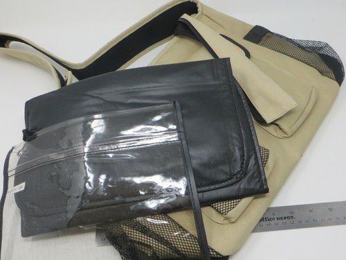 Baby Diaper Bag Organizer Large Stroller Organizer Maternity Bag Khaki Messenger - Picture 11 of 12