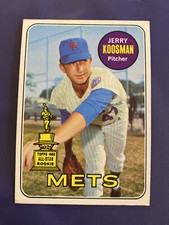 1969 TOPPS #90 JERRY KOOSMAN ALL-STAR ROOKIE 🏆 NEW YORK METS PITCHER *CENTERED*