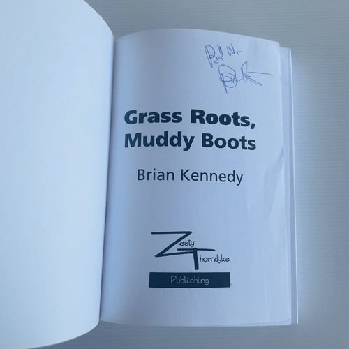 SIGNED RARE Grass Roots Muddy Boots By Brian Kennedy, Junior Football Ireland - Picture 7 of 14