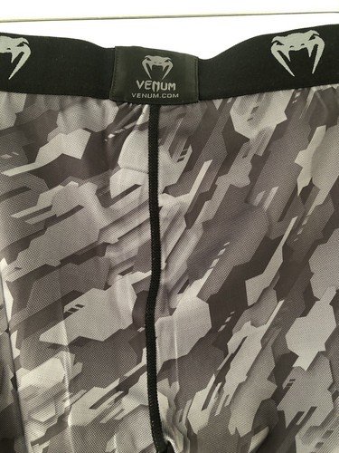 Venum Techmo Spats MMA Grays/ Black Camo Men’s Medium Polyester NWT 27” Waist - Picture 14 of 21