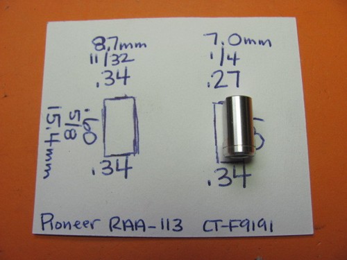 📈PIONEER RAA-113 TAPPO INTERRUTTORE A LEVETTA PAUSA PWR CT-F8282 E CASSETTA CT-F9191 - Foto 5 di 6