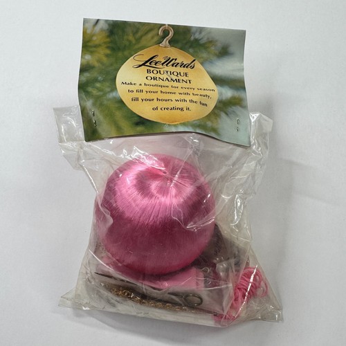 Vintage LeeWards Boutique Ornament Perle Drapiert Dandy Perlen Weihnachten Neu - Bild 3 von 5