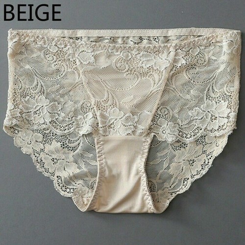 Mujeres Calzoncillos de Seda Bragas Encaje Satén Bragas Calzoncillos Ropa Interior Rosa Gris - Imagen 10 de 14