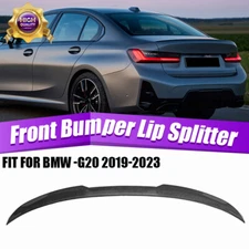 For BMW 3 Series G20 G80 M3 320i M340i Rear Trunk Spoiler Lip Wing Carbon Fiber.