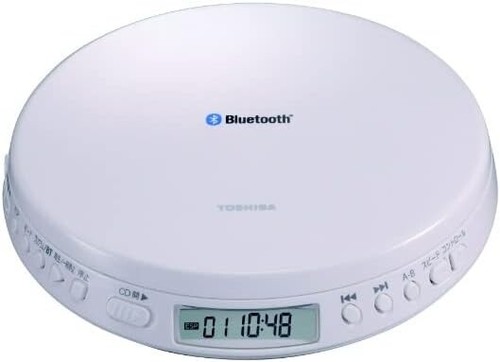 NEW: TOSHIBA portable CD player with Bluetooth speed control TY-P30-W From Japan - Picture 4 of 6