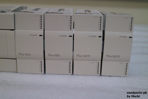 MITSUBISHI FX3U-64MR/ES-A & FX2N-16EX-ES/UL (2) & FX2N-16EYR-ES/UL (2) - Picture 4 of 8