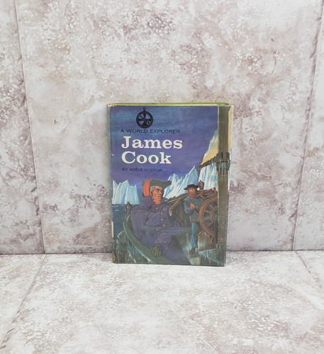 1963 A World Explorer James Cook Childrens Hardcover Book Adele DeLeeuw Garrard