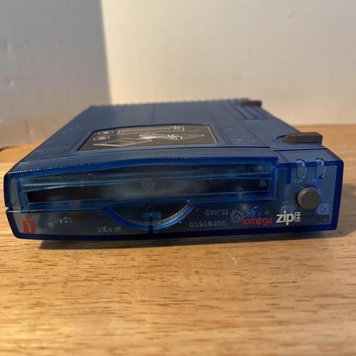 Iomega Zip Drive Z100USB Blue Translucent Original + USB Cable - 第 2/7 張圖片