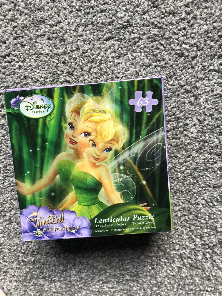 Puzzle Lenticular DISNEY FAIRIES Tinker Bell 12" x 9" ¡Nuevo y Sellado! Foto 2 de 4