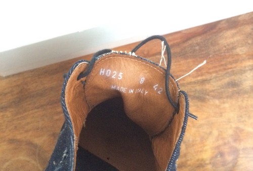 Italy Brogues Jeans Smith Chaussures Uk8 Denim 42 Paul Made In qc7Rx8wEHx