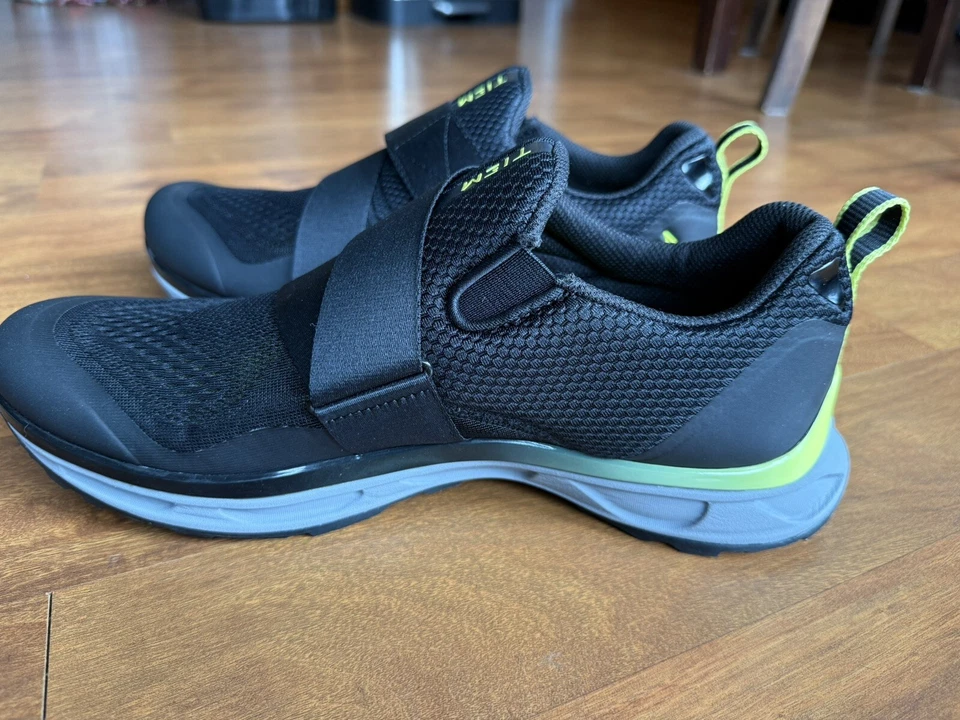 NUEVO Zapatos de Ciclismo Tiem Slipstream para Mujer Talla 11.5 Negros Ciclismo Foto 3 de 4