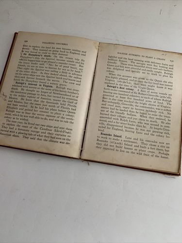 Vintage Rare Following Columbus Book 1930 - Picture 9 of 12