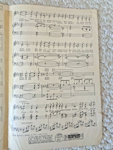 Gypsy Love Song 1926 The Witmark School Edition Piano Music (#4784) - Picture 3 of 4