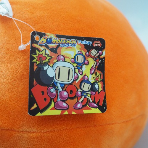 Bomberman MC1408 Orange Bomb Furyu Kissen 14 Zoll riesiges Plüschtier Stofftier Puppe Japan - Bild 8 von 8