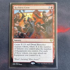 MTG Reckless Crew Kaldheim 146/285 Regular Rare