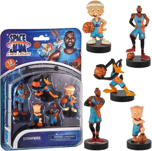 Space Jam A New Legacy. Stampers Serie 1.5 Figures. Lebron, Porky, Daffy, Elmer - Picture 1 of 6